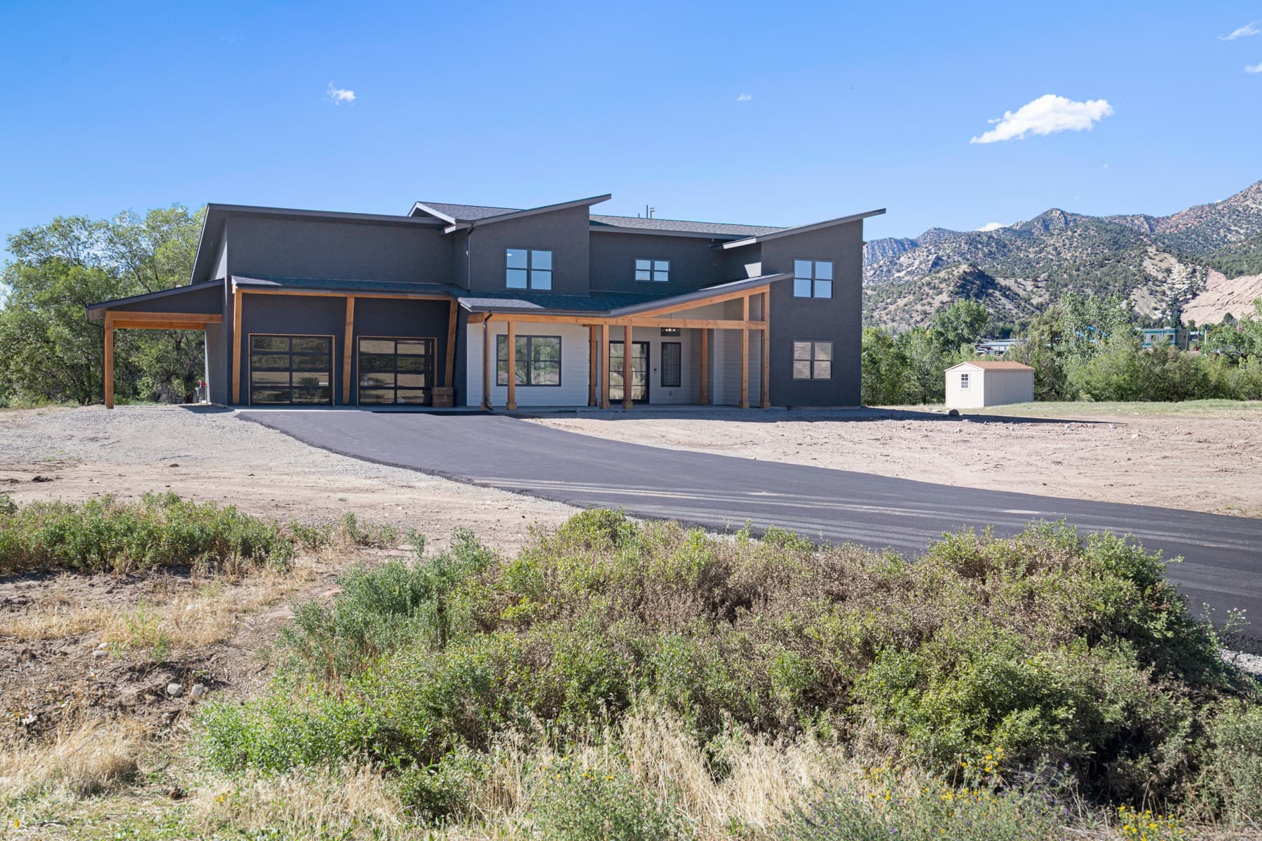 27 Rapid Views Ln — completed custom home exterior